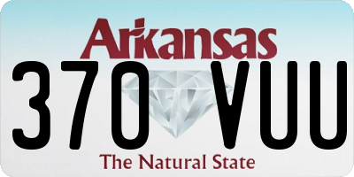 AR license plate 370VUU