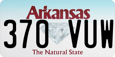 AR license plate 370VUW