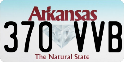 AR license plate 370VVB
