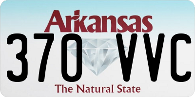 AR license plate 370VVC