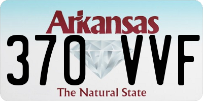 AR license plate 370VVF