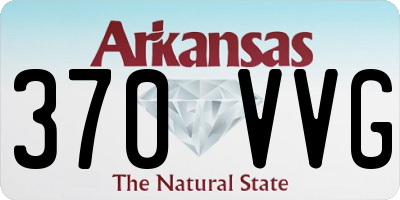 AR license plate 370VVG