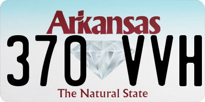 AR license plate 370VVH