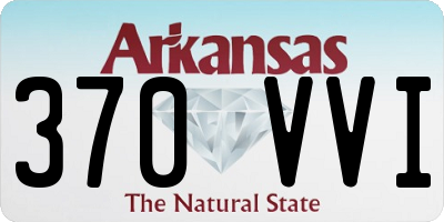 AR license plate 370VVI