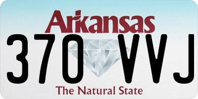 AR license plate 370VVJ