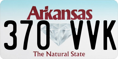 AR license plate 370VVK
