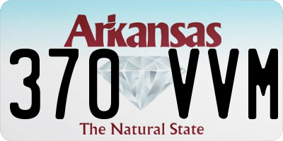 AR license plate 370VVM