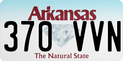 AR license plate 370VVN