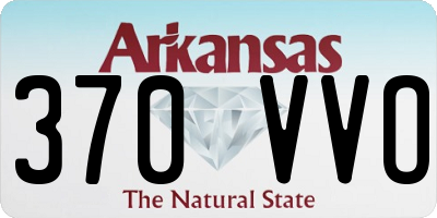 AR license plate 370VVO