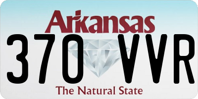 AR license plate 370VVR