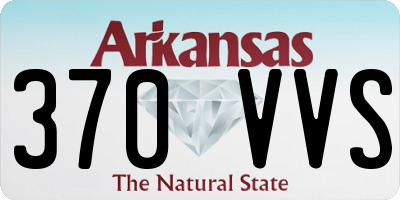 AR license plate 370VVS