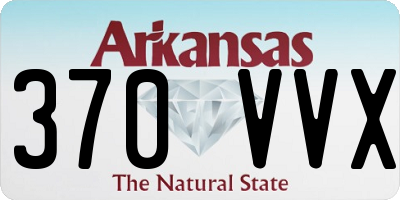 AR license plate 370VVX