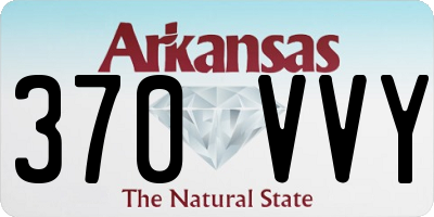 AR license plate 370VVY