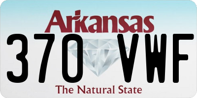 AR license plate 370VWF