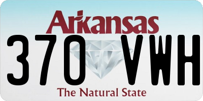 AR license plate 370VWH