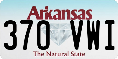 AR license plate 370VWI