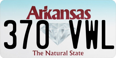 AR license plate 370VWL