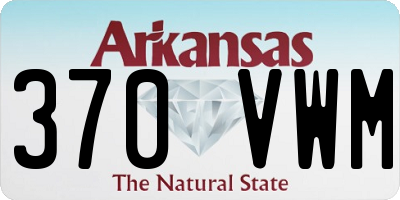 AR license plate 370VWM