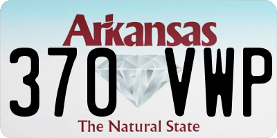AR license plate 370VWP