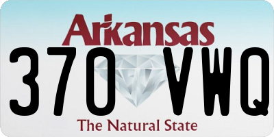 AR license plate 370VWQ