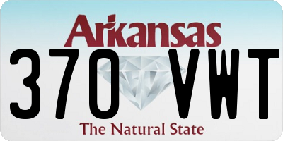 AR license plate 370VWT