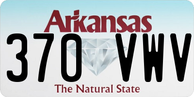 AR license plate 370VWV