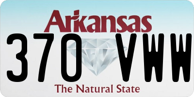 AR license plate 370VWW