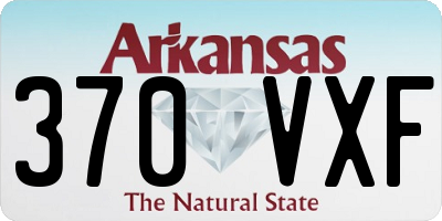 AR license plate 370VXF
