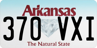 AR license plate 370VXI