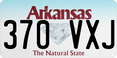 AR license plate 370VXJ