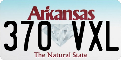 AR license plate 370VXL