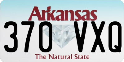AR license plate 370VXQ