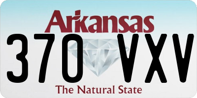 AR license plate 370VXV