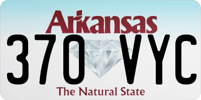AR license plate 370VYC