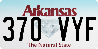 AR license plate 370VYF