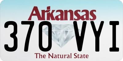AR license plate 370VYI