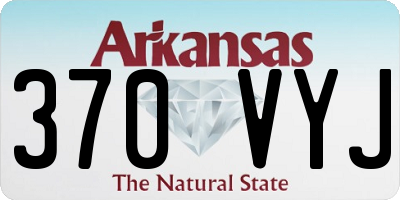 AR license plate 370VYJ