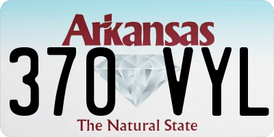 AR license plate 370VYL