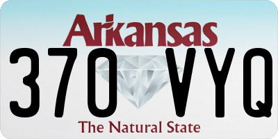AR license plate 370VYQ