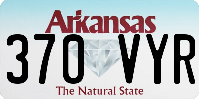AR license plate 370VYR