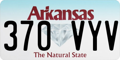 AR license plate 370VYV