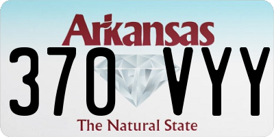 AR license plate 370VYY