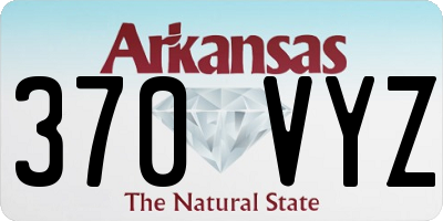 AR license plate 370VYZ
