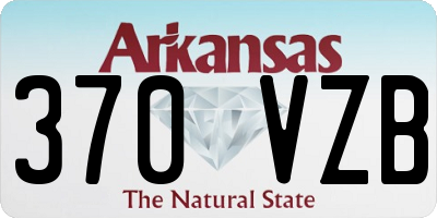AR license plate 370VZB