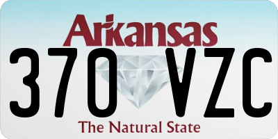 AR license plate 370VZC
