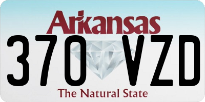 AR license plate 370VZD