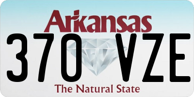 AR license plate 370VZE