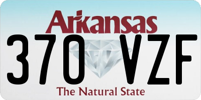 AR license plate 370VZF
