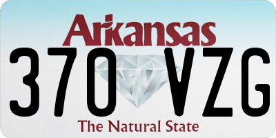 AR license plate 370VZG