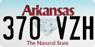 AR license plate 370VZH